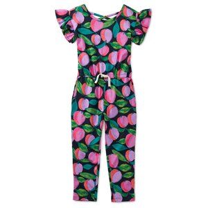 Tea Collection Whats the Scoop Jumpsuit Size 8 Guava Go Go